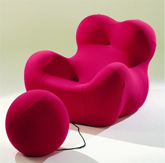 
Italian style replica designer furniture Gaetano Pesce UP5 donna chair with ottoman cheap 