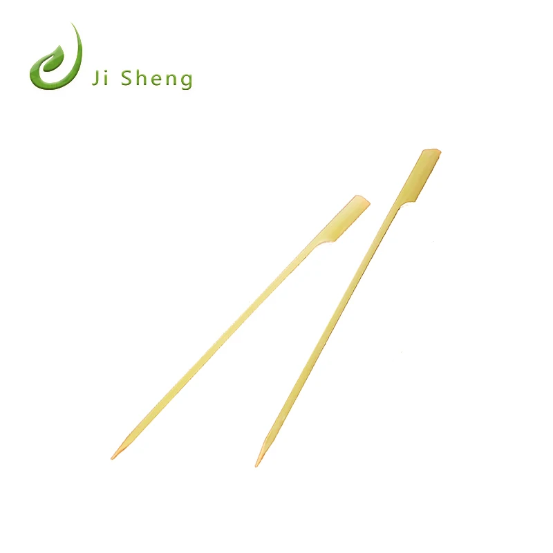 Оптовая продажа принадлежности для шашлыков весло Stype палка кабоб бамбука еда бургер шампур