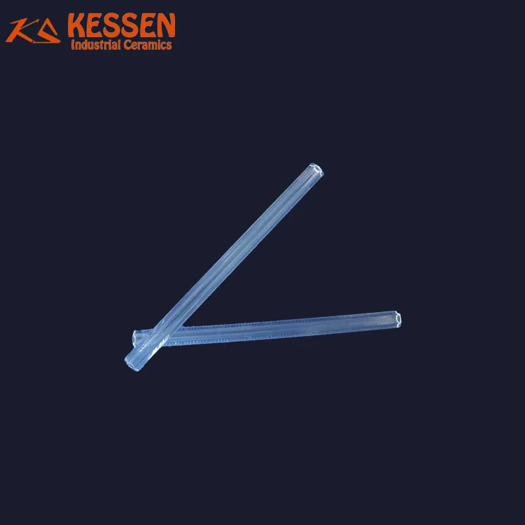 Высокочистый плавленый кремний/кварц/прозрачная керамическая труба SiO2