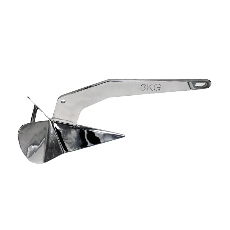 Factory Direct Mirror  Polished 316 Stainless Steel Marine  Delta Anchor