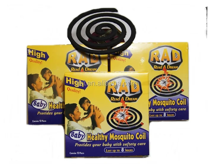Top selling brand China RAD baby healthy 125MM mosquito coil in Africa for Nigeria Market