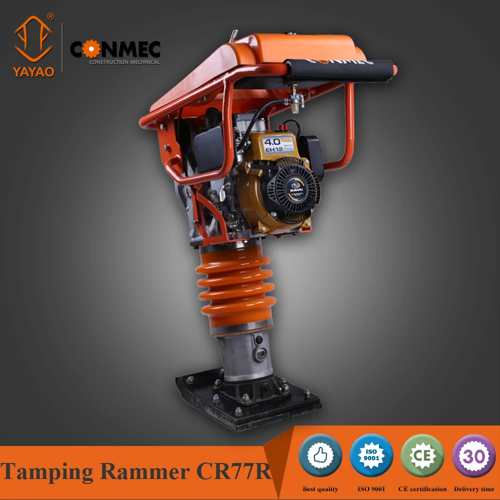 factory price 3.0KW/4.0HP robin engine EH12 compactor tamper rammer for road construction