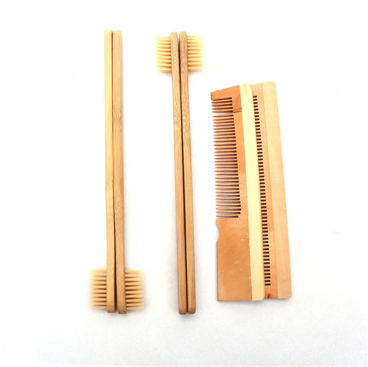 New Design Best Seller Natural Wooden  Bamboo Toothbrush And Comb 100% Biodegradable  Eco-Friendly High Quality Toothbrush