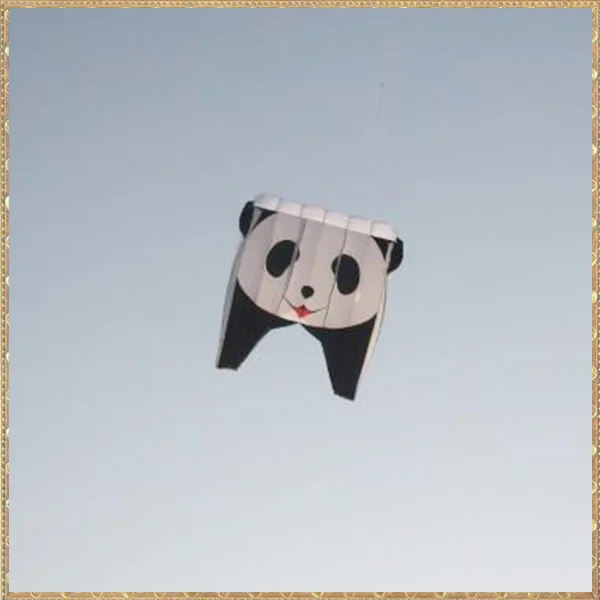 Chinese 10sqm panda shape nylon inflatable pilot kite