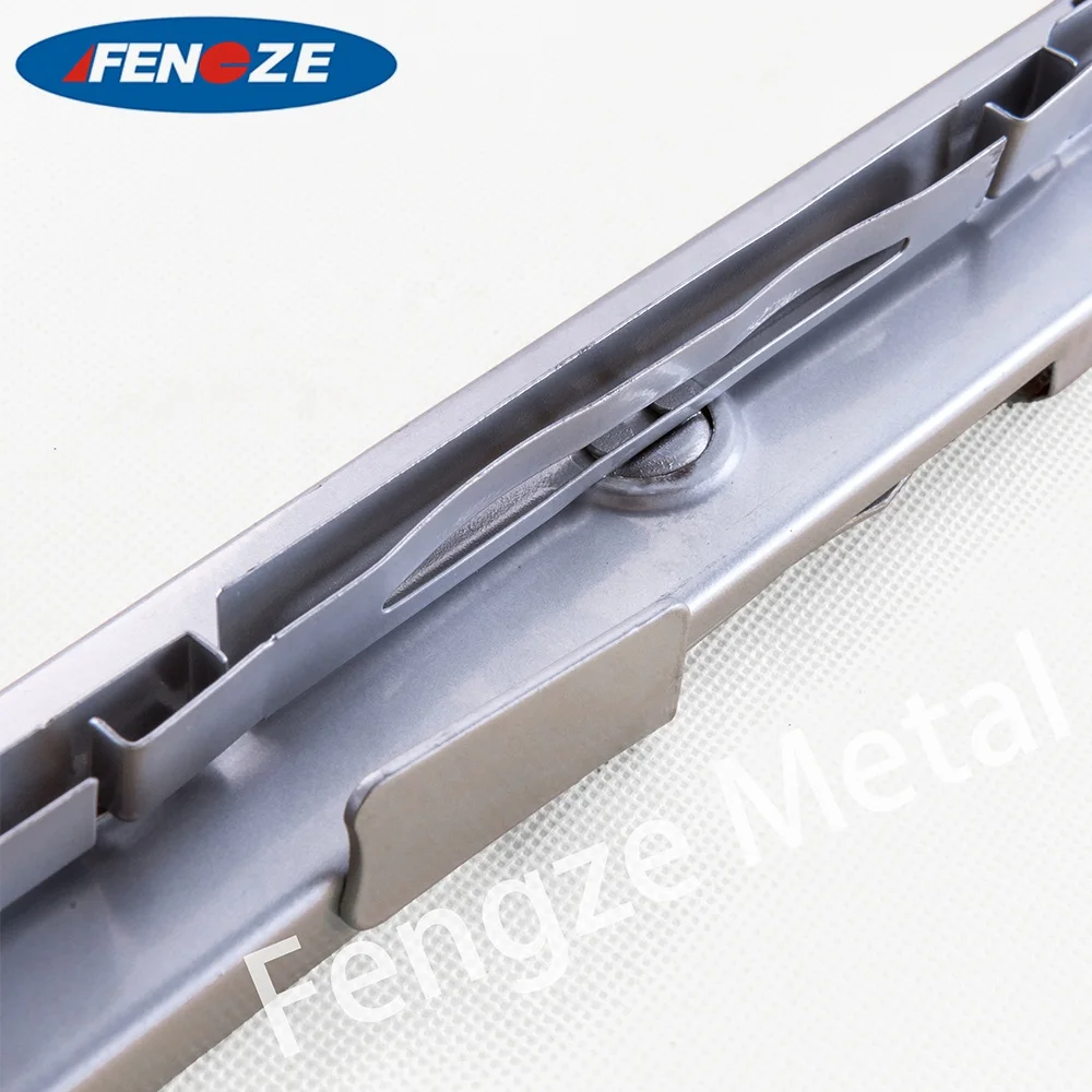 A8 steel window frame Good quality Horizontal vertical adjustable single iron louvre frame