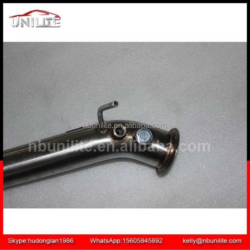 Stainless steel exhaust Down pipe for B MW e60 e61 lci 520d N47 2006-2009 e81 e82 e87 e88 E90 116d 120d