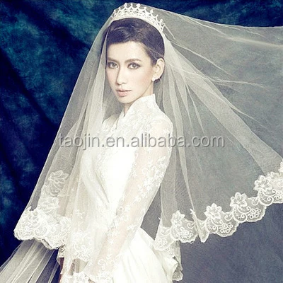 2016 New Design Nylon Bridal Lace Fabric