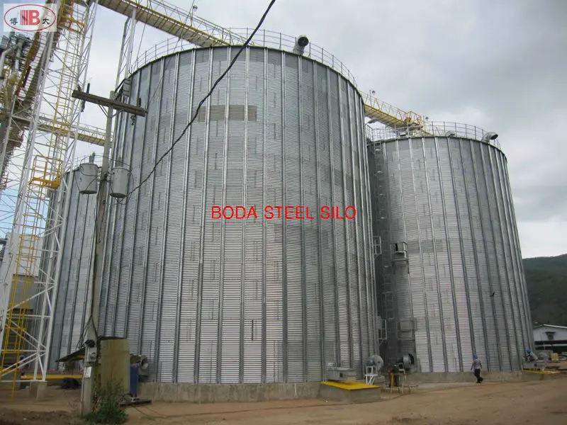 Силос с плоским днищем / зернохранилище