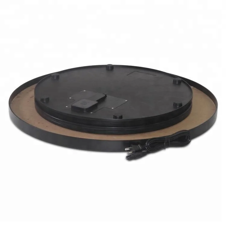 360 Degree Electric Rotating Turntable Display Stand for Photography Max Load 80kg video shooting props Turntable Battery