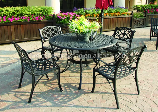 outdoor cast aluminum chairs