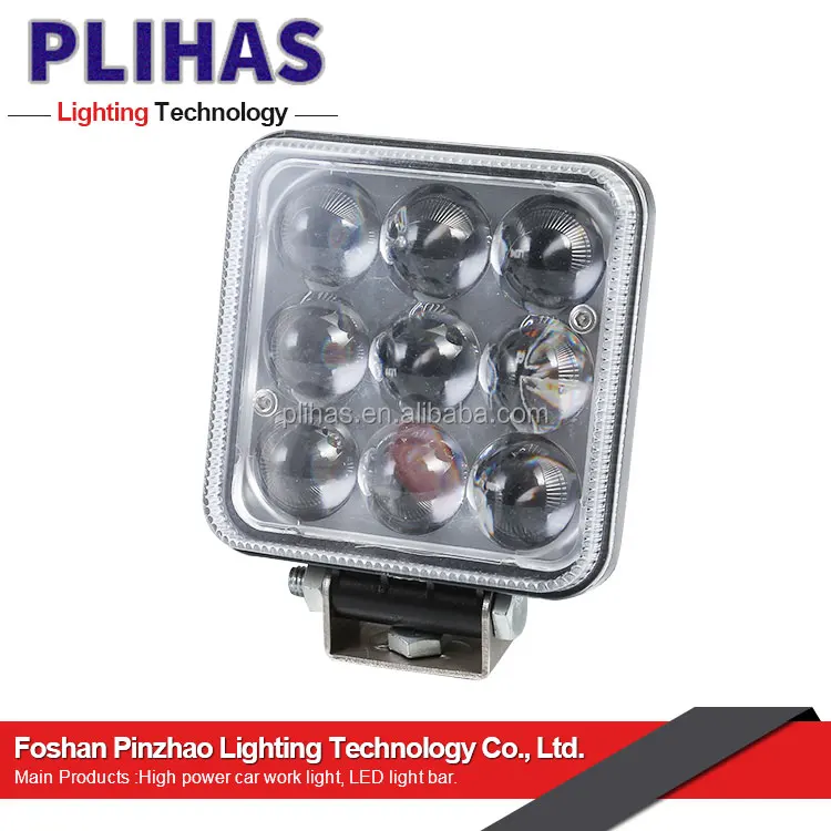 Авто светодиодные работы 27 Вт для вождения автомобиля лампа 12 В светодиодный свет Рабочая для Тягач offroad
