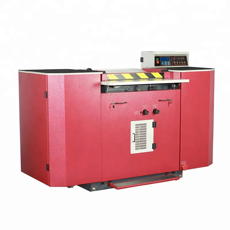 
620mm Width PLC Band Knife Leather PU PVC Splitting Machine 
