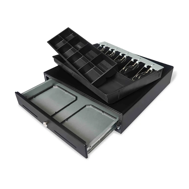 SK-460M 4bills 8coins All Stainless Steel Manual Cash Drawer For POS Systems