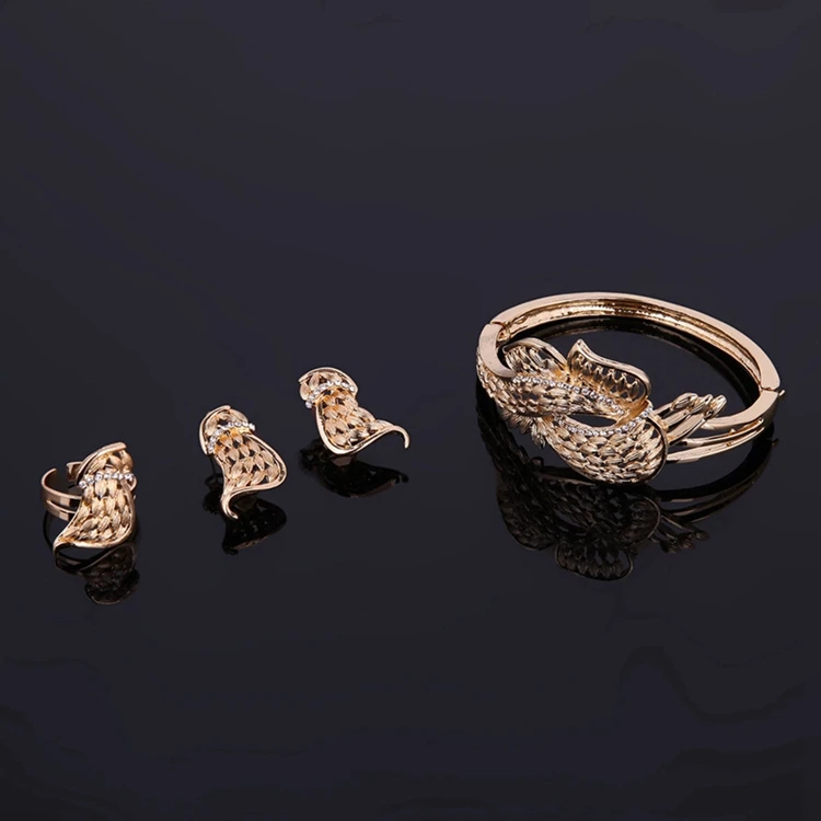 High Fashion African Gold Plated Indian Jodha Akbar Pakistani Artificial Turkish Wedding Jewelry Sets Dubai Bridal