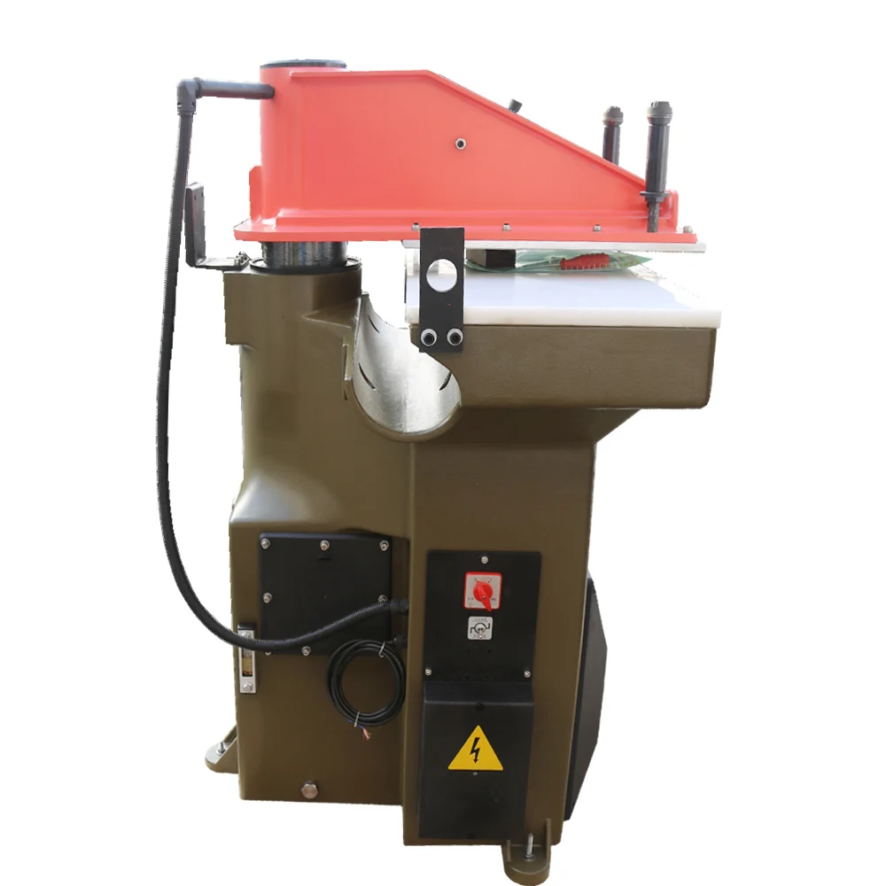 hydraulic swing arm die press machine and clicker cutting press for leather goods