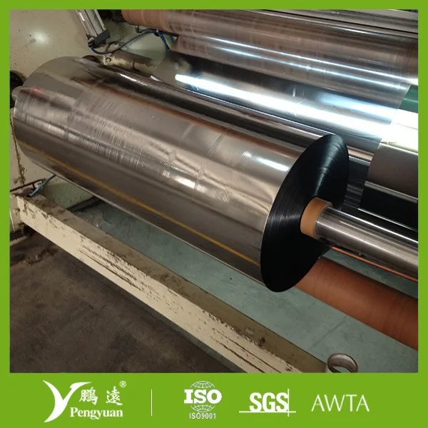Silver Metallized PET Film for paper board lamination