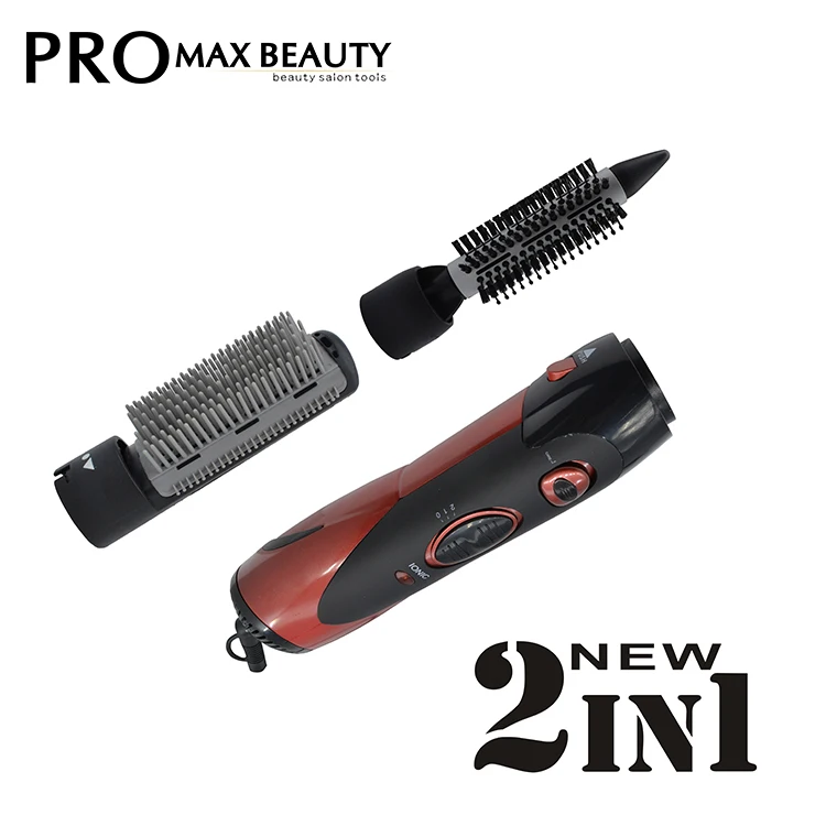 Вращающаяся электрическая щетка для укладки волос 1000 Вт выпрямитель горячего воздуха фен с 110 В и 220