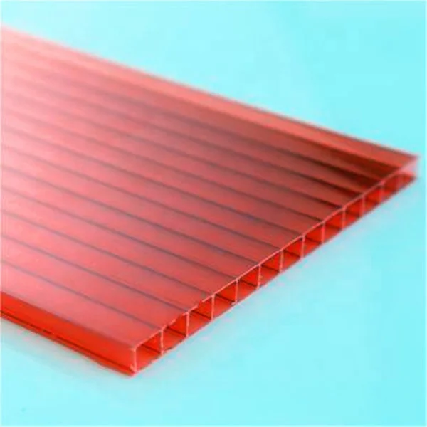 double layer polycarbonate hollow sheet for roofing/skylight