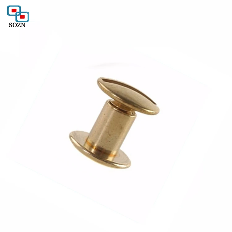 Aluminum/stainless steel /brass male female chicago screw rivet