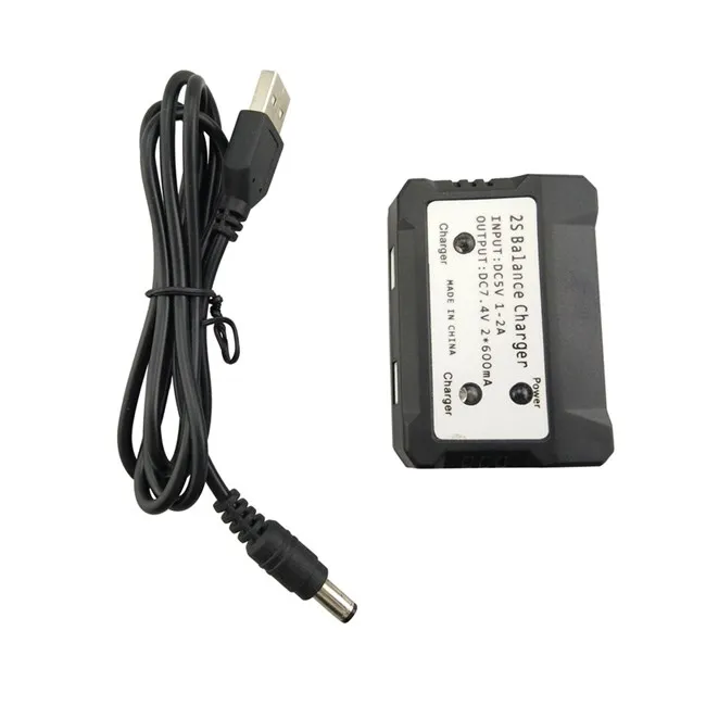 7.4V 1100mAh Lithium Battery For WLtoys A949 A959 A969 A979 S989 V912 T23 T55 F45 With Charger