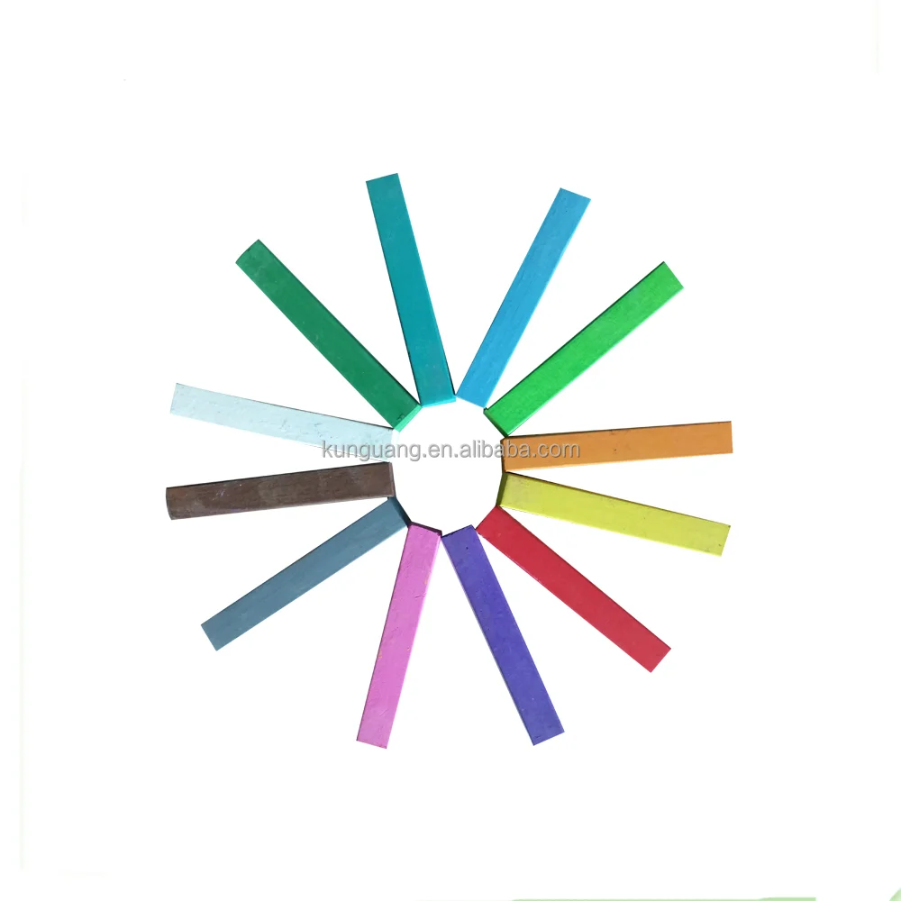 Новый дизайн, цветная меловая картина, цветная мягкая Пастельная прохождение испытаний EN71 ASTM