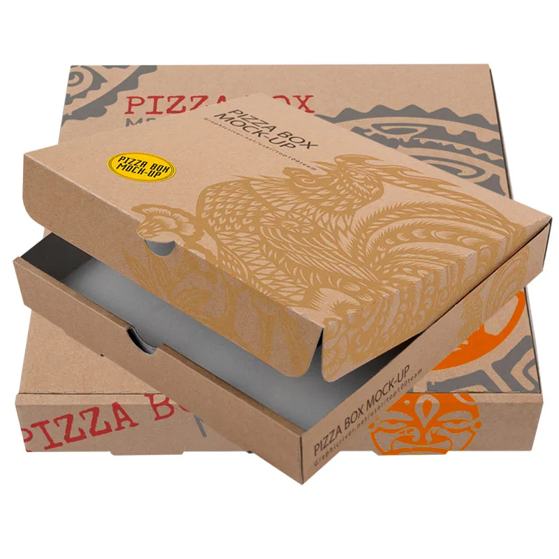 Blank Cardboard Big Small Dimensions 6 13 14 24 Inch Pizza Box
