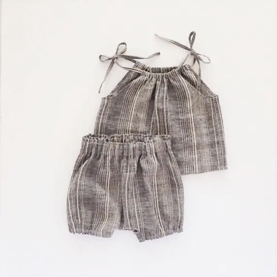 
CONICE NINI Toddler Clothing Soft Linen Cotton Solid Color Infant Shorts Baby Kids Bloomer 