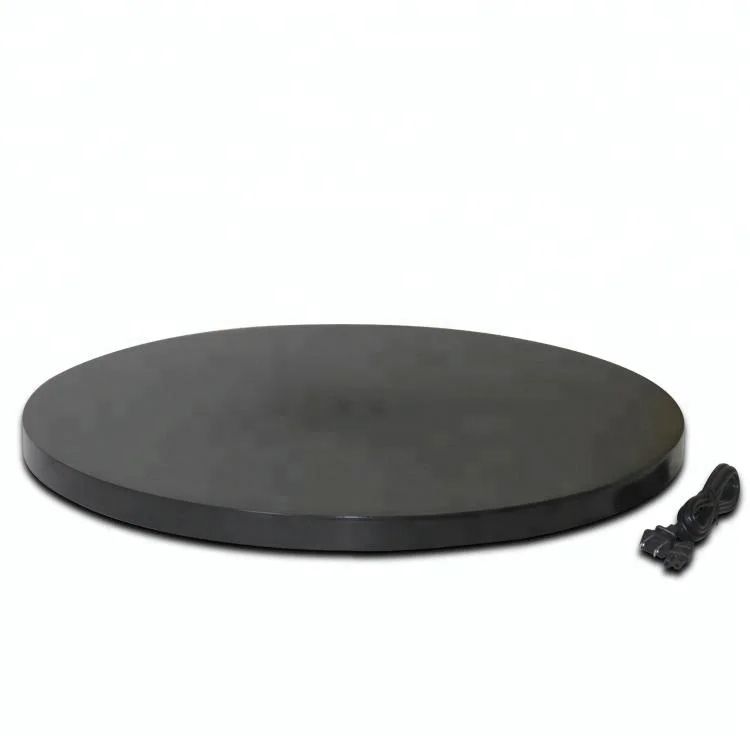 360 Degree Electric Rotating Turntable Display Stand for Photography Max Load 80kg video shooting props Turntable Battery