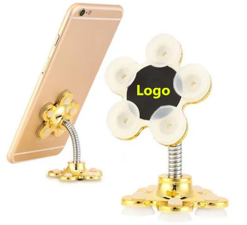 Factory wholesale customized car home silicone double-sided suction bracket phone holder magic sucker mobile phone bracket