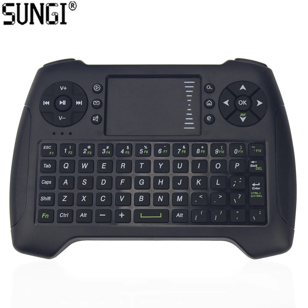 SUNGI T16 CE ROHS Беспроводная мини QWERTY клавиатура с тачпадом для Android TV BOX Smart TV
