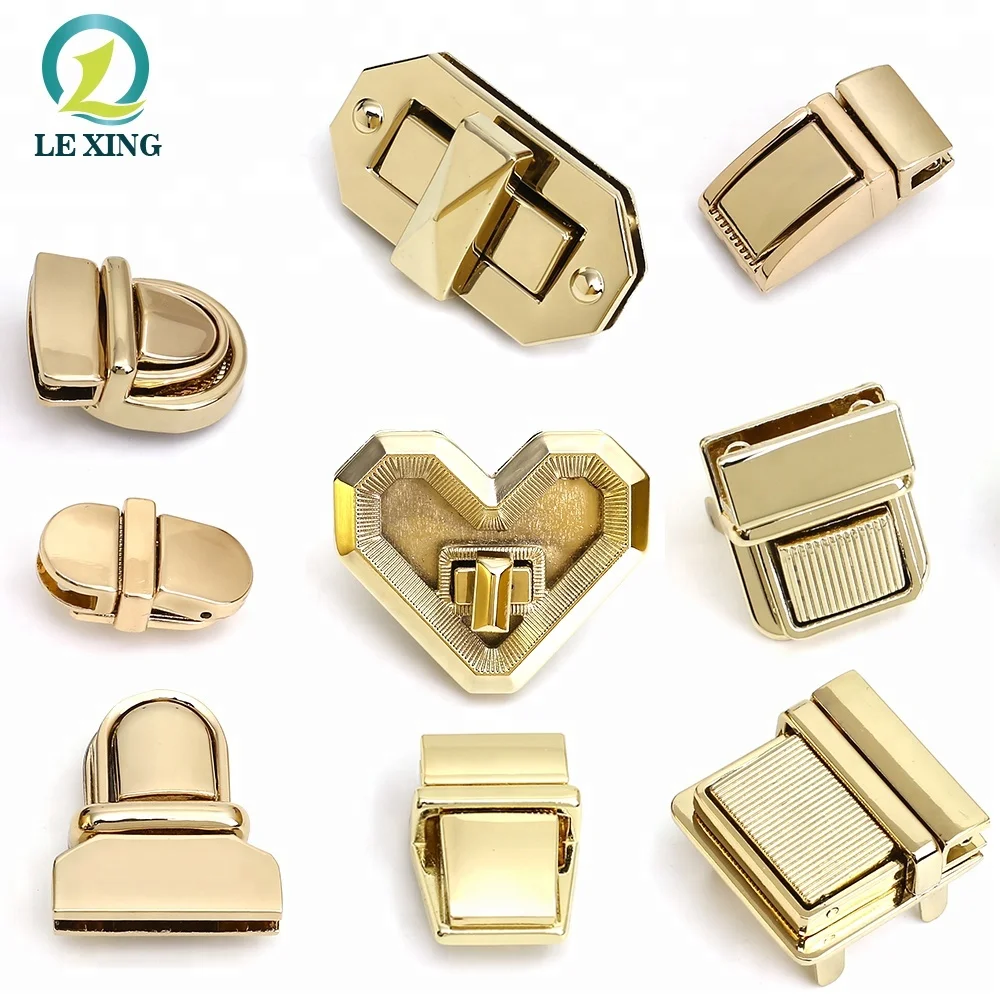 
The newest fashion bag hardware twist lock turn lock for handbag 