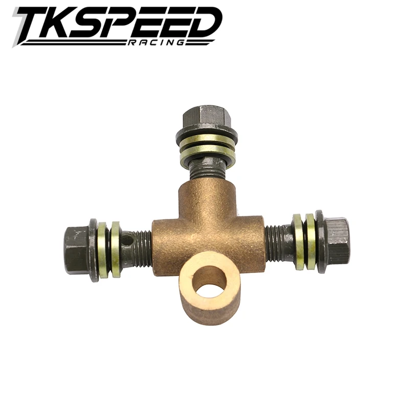 
Motorcycle hydraulic brakes system 3 way hose connector Dirt Pit Bike ATV Brake System 