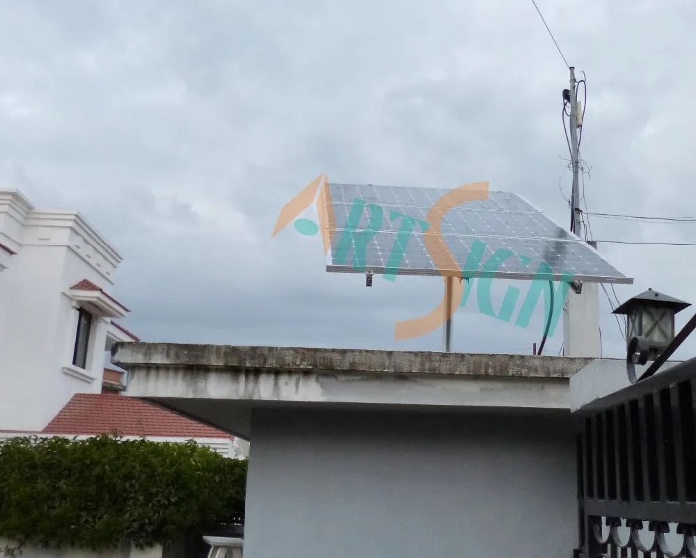 Hot Dipped Galvanized Solar Panel Structure Pole Mounting System Brackets