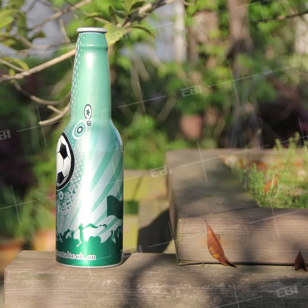 New bottles for beer 33ml model custom made aluminum liquor bottles