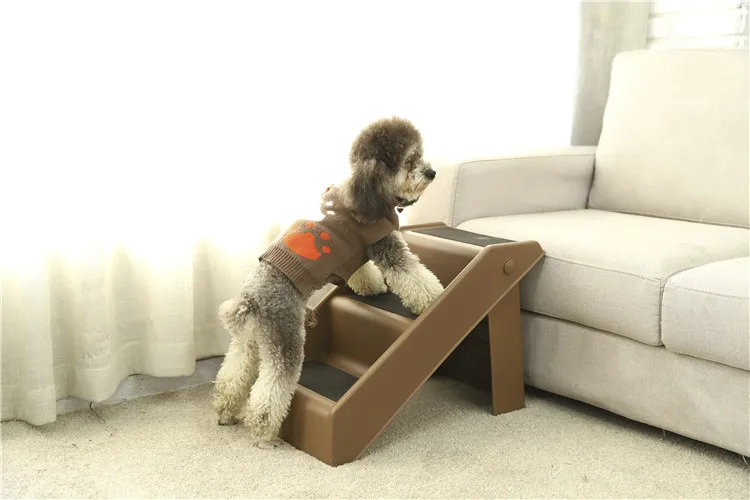 Трехступенчатая лестница для домашних животных, складная лестница для домашних животных, лестница для собаки для кровати