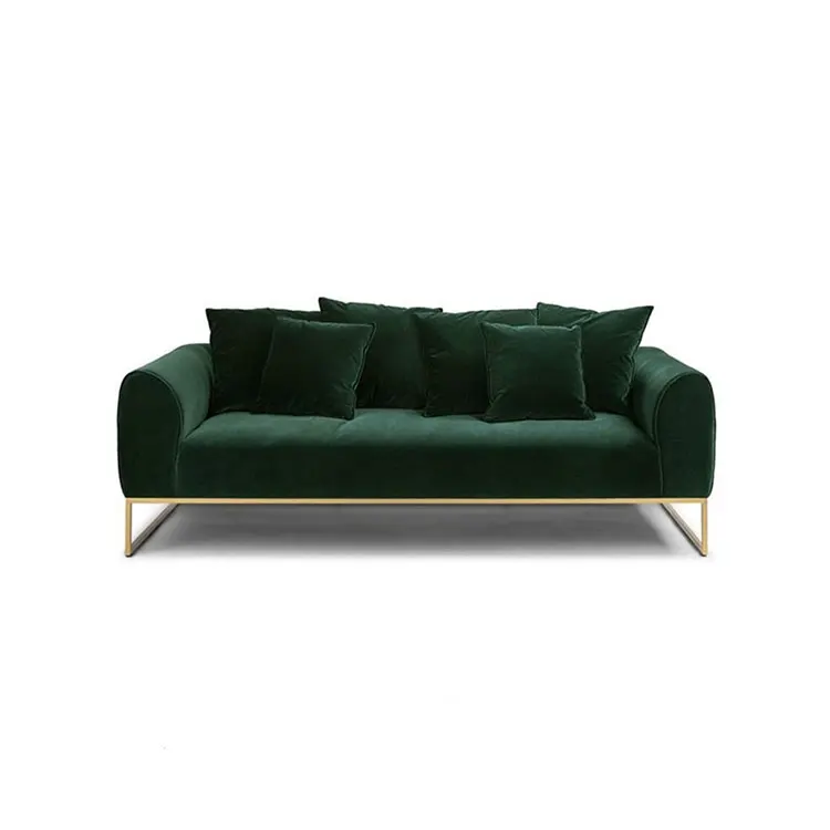
Modern Home Furniture Seater Sofa Multi-pillow Wooden Couch Corner Sofa 