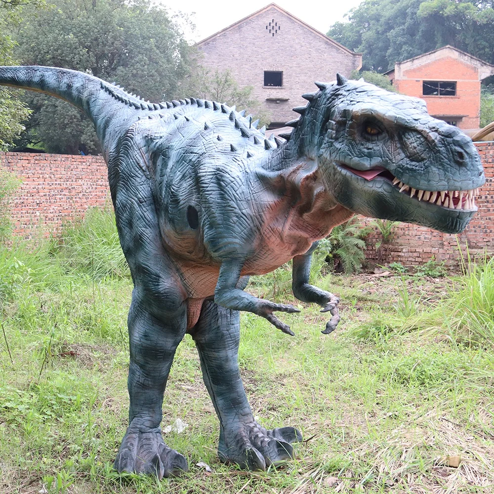 Life size raptor dinosaur realistic costume for adult