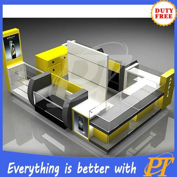 Shopping mall photo booth, mobile phone kiosk