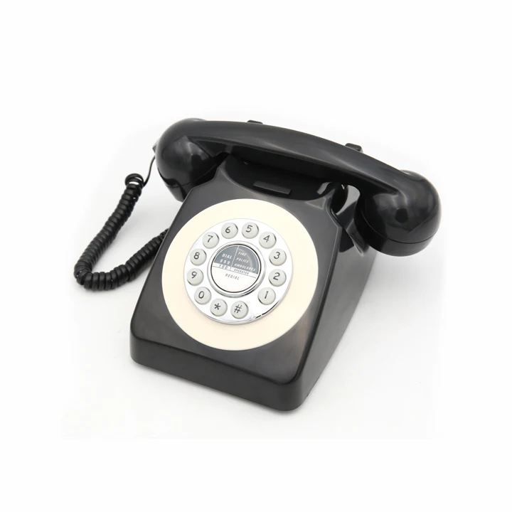 Best Design Old American Style Unique Retro Phone with Last Number Redial Function for Home Use
