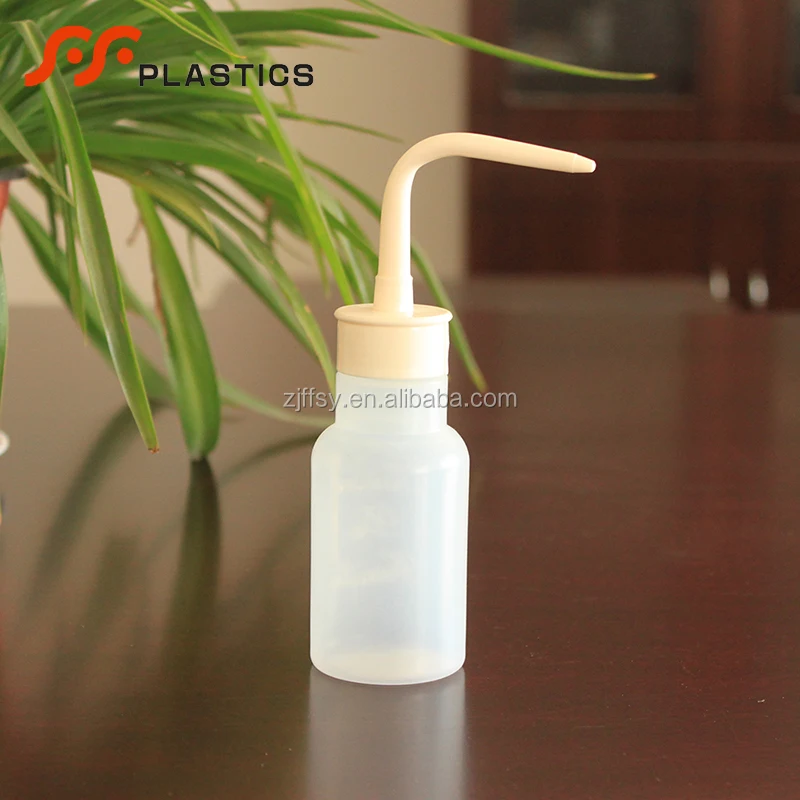 120ml Translucent hdpe empty dish wash liquid chemical plastic spray bottle laboratory reagent dropper bottle
