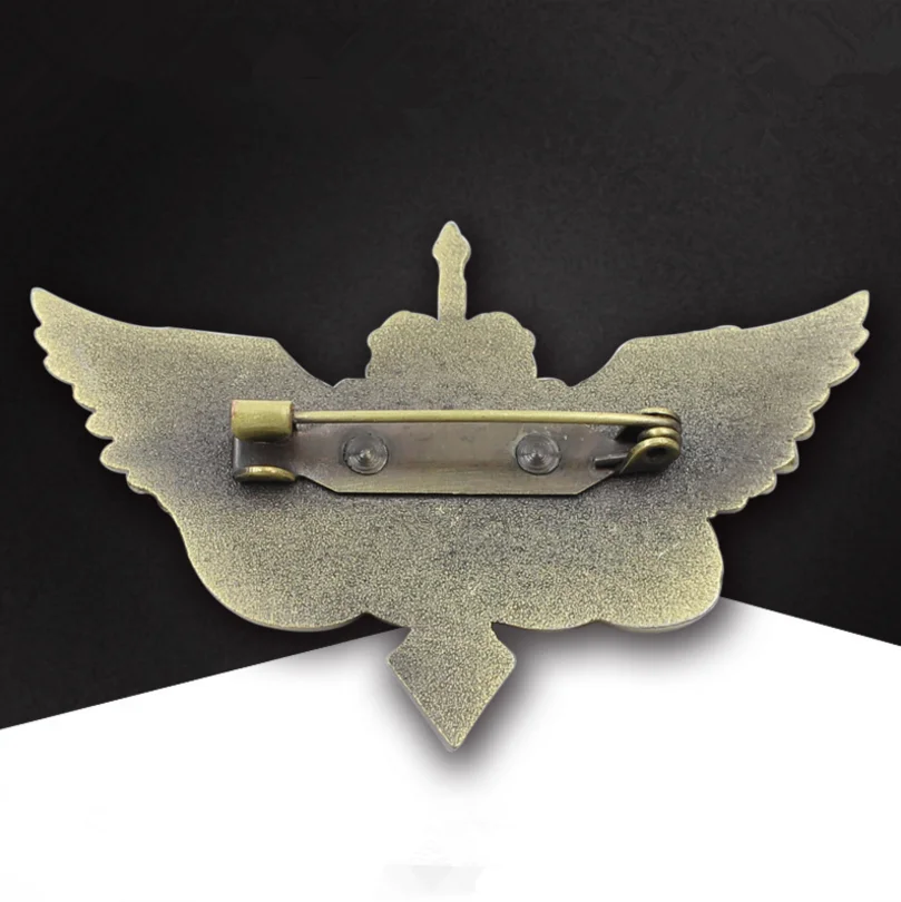 Wholesale  customized  Metal Badge  Wings Angel Pilot Lapel  Pin Hard Soft Enamel  lapel Pin