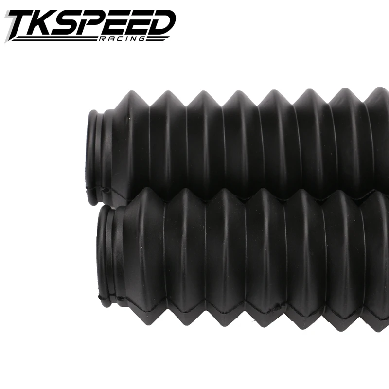 
1 Pair Rubber Black Universal Motorcycle Rubber Fork Gaiter Cover Shock Boots Gaiters Dirtbike Gators Boots 