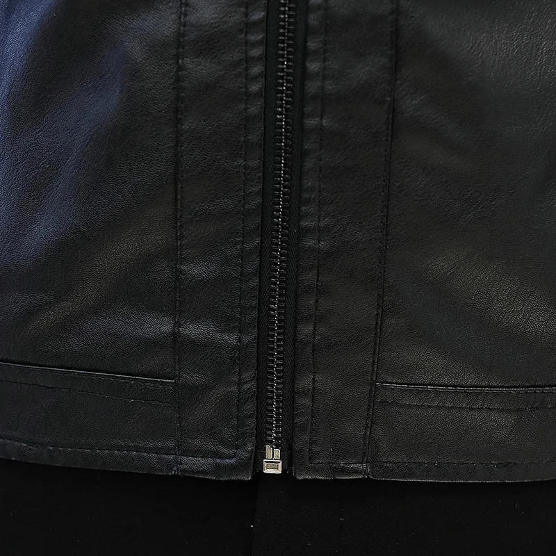 China Apparel Best Quality Motorcycle Jacket Mens Leather Jacket Warm Keeping Winter Jacket