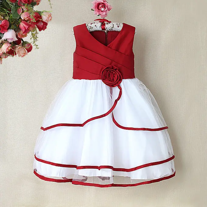 festive fluffy children's dresses for weddings