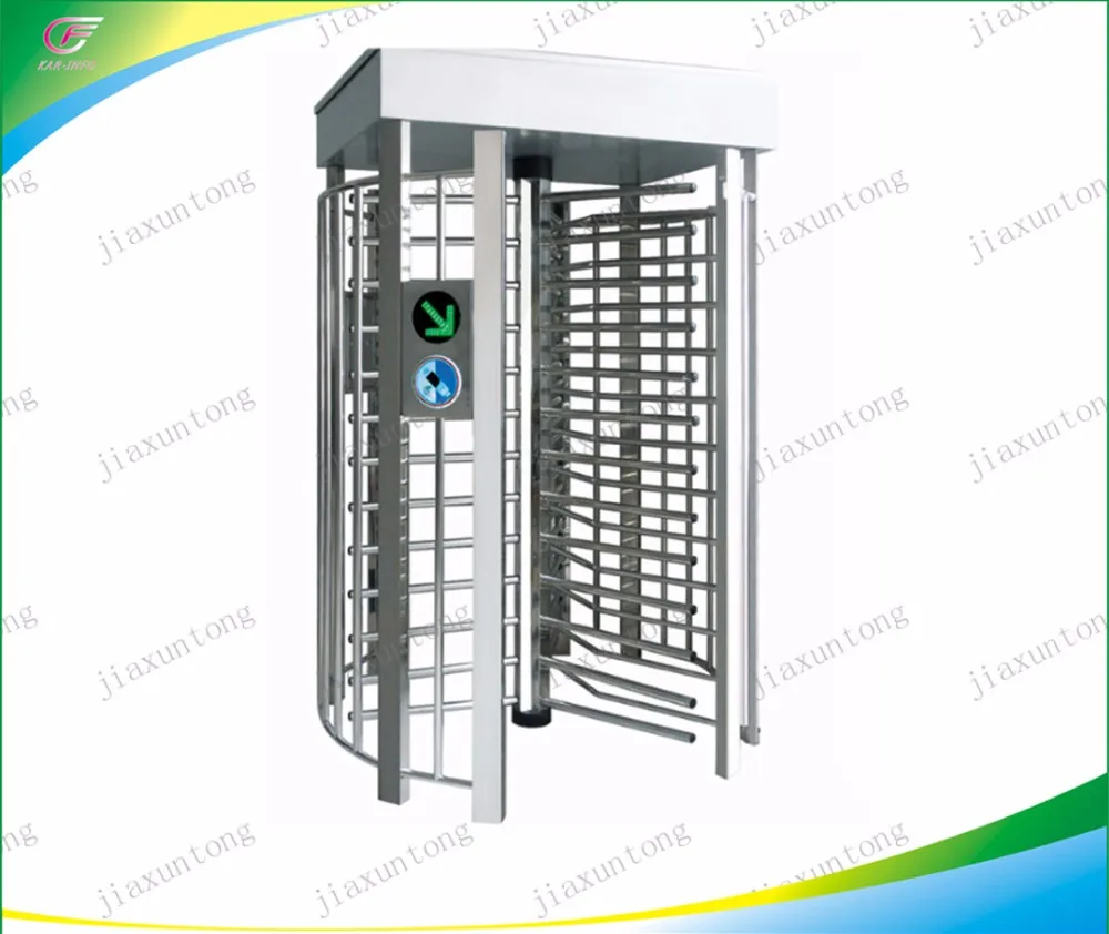 304 из нержавеющей стали полноростовой турникет со сканером отпечатков пальцев/полная высота автоматический