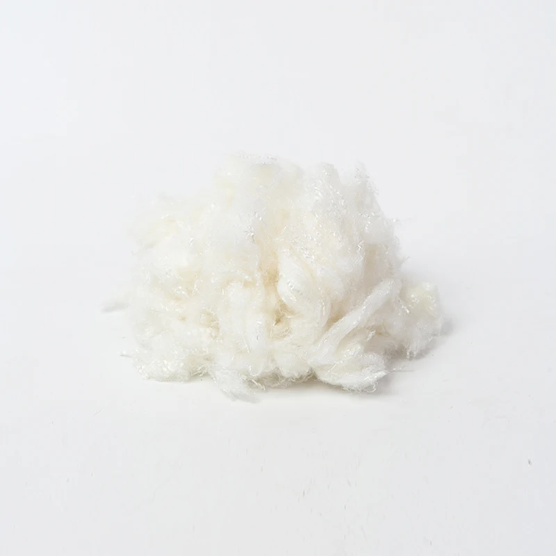 Colored polyester staple fiber with great grade for nonwovens