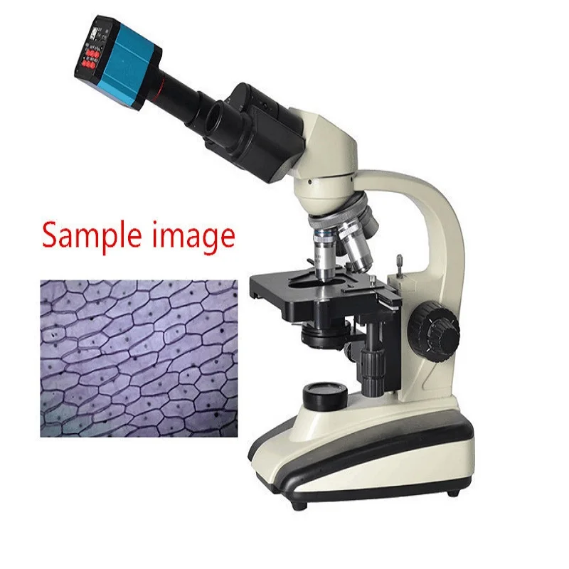 14MP HD HDMI-Compatible USB industrial camera trinocular stereo microscope 0.5x electronic eyepiece adapter industrial camera