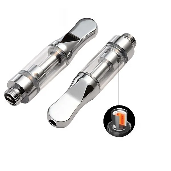 
Quality bulk 0.5ml 1ml 510 thread glass cbd vape atomizer full cartridge 