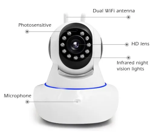 960P Wireless Mini Camera CCTV Price Indoor Two Way Audio Security Smart WiFi Camera