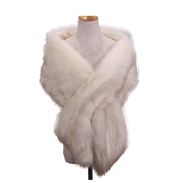 
New Arrival Faux Rabbit Fur Scarf Fluffy Faux Fur Collar Customized Diy Shawl fox fur shawl 